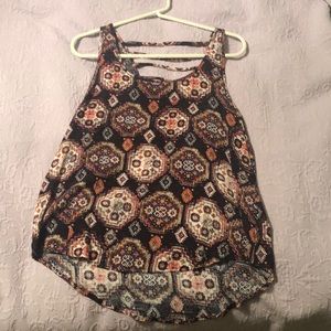 Floral tank top